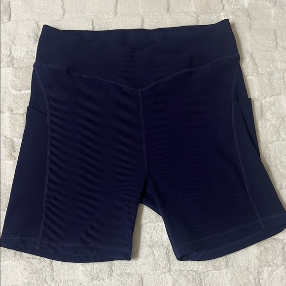 Navy biker shorts - Picture 1 of 2